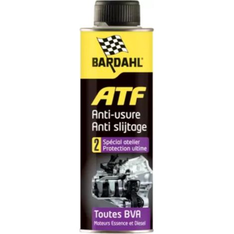 Anti-usure boite de vitesses ATF essence et diesel 300ml Bardahl