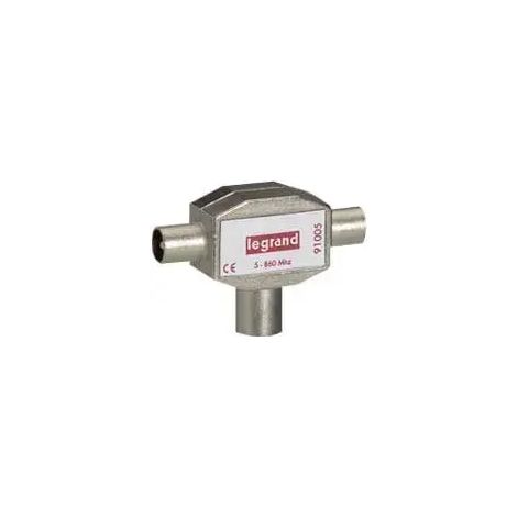 Répartiteur TV blindé 1 entrée femelle 2 sorties mâles Ø9.52mm (1/3)