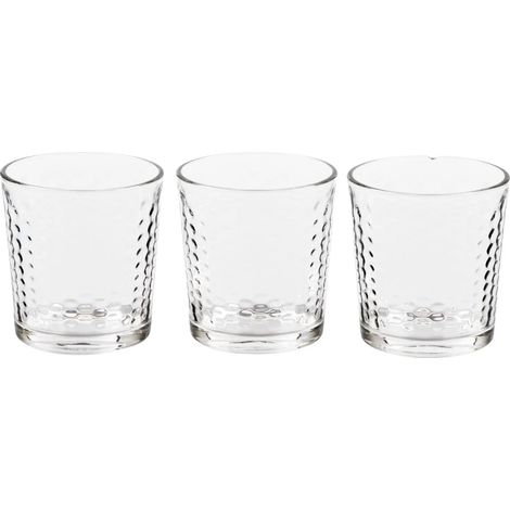 Set 6 Gläser Hive 26 cl mit rutschfester Wabenstruktur