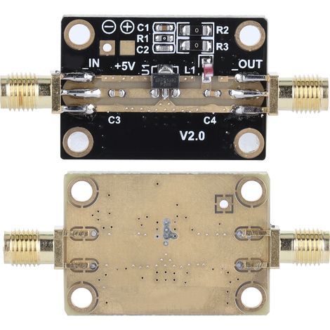 Module LNA à large bande RF, gain élevé et faible bruit (NF=0,6 dB), 5 V (1/5)