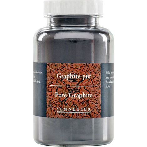 Pigment - SENNELIER - Graphite pur - 100 g - Conducteur électrique - Faible densité