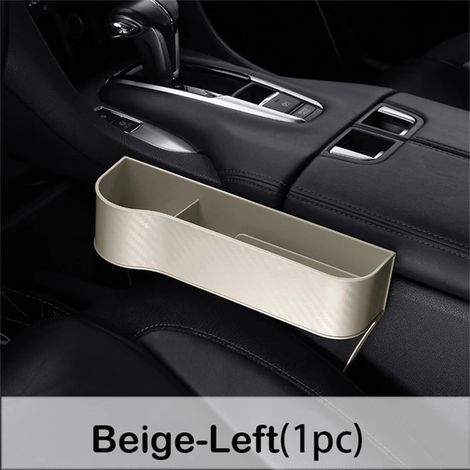 (Côté conducteur gauche C) Boîte de rangement pour les interstices du siège auto, organisateur de siège, porte-cartes pour portefeuille, téléphone et cigarettes, poche de rangement pour voiture (1/5)