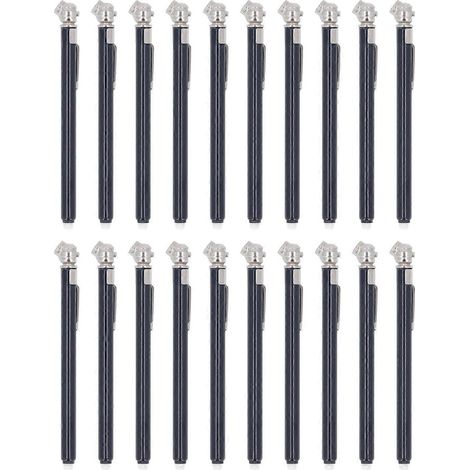 20 Stück Reifendruckmesser in Stiftform 10–50 PSI Taschenformat für PKW, LKW, Kfz-Reparaturwerkzeug 0,7–3,5 BAR 70–3