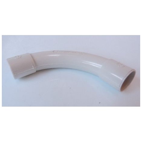 Coude gris Ø 20mm RAL7035 pour tube IRL 3321 tulipé (à l'unité) Hk Tubitech IBOCO B20132 (1/2)