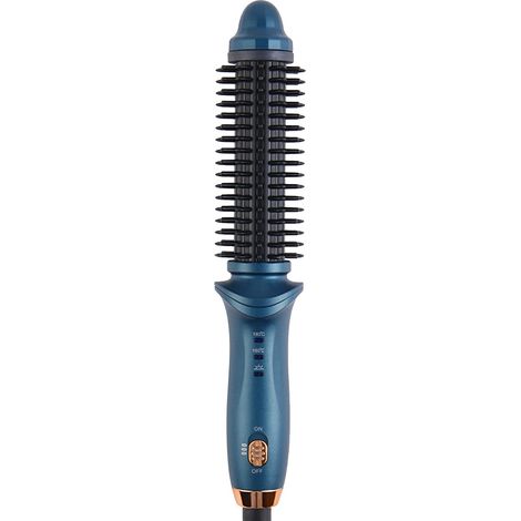 Brosse Chauffante - Lisseur Cheveux - 2 Températures 160-180°C - Technologie PTC - Compact Et Portable - Pour Maison Et Voyage - Vert (1/5)