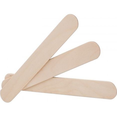 932818 Paquet de 50 spatules applicatrices de cire d'épilation jetables Setablu