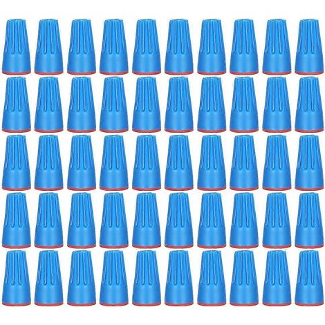 Lot de 50 connecteurs de câbles étanches, cosses de protection étanches pour câbles de calibre 22 AWG à 14 AWG/22 AWG à 8 AWG (A) (1/5)