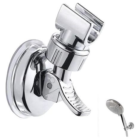 Adjustable 360° Suction Cup Shower Holder - No Drilling Required for Bathroom, Home & Hotel (1/5)
