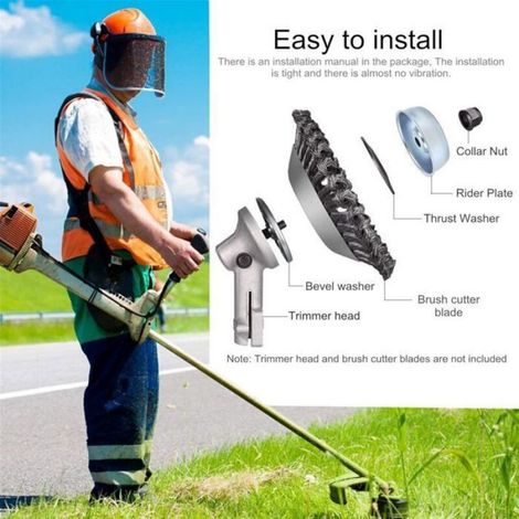 Tête d'engrenage débroussailleuse - - FS90 - Compat. Stihl FS40/80/85/90/110/130 - Remplace 4137/4130 - 1pc durable (1/4)