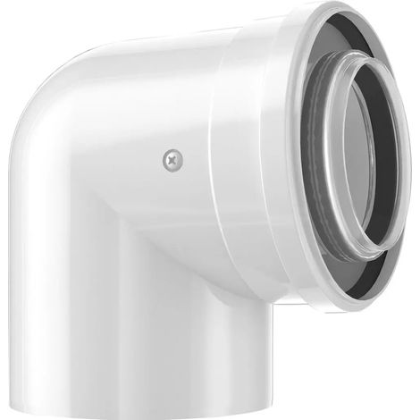 Bosch Accesorio de humos FC-CE60-87 Codo aire/humos 87 Gr, d:60/100 mm, 7738112616