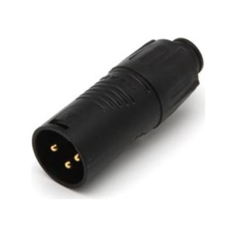 Rean - xlr-Stecker auf Stecker-Adapter - Farbe schwarz (1/4)