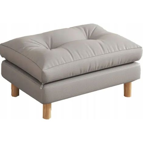 Grande pouf rettangolare, poggiapiedi, poltrona, sgabello, seduta, panca (1/5)