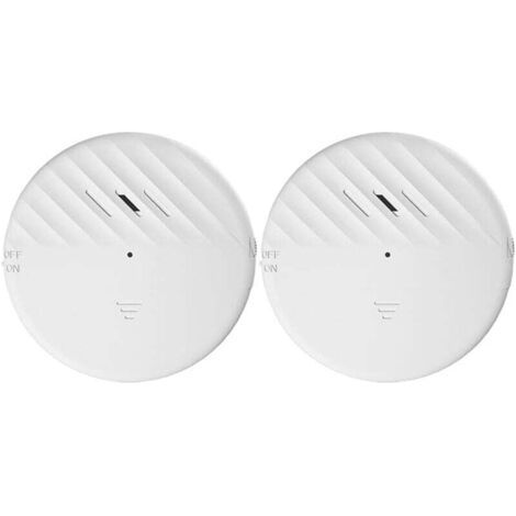 QORVA-Détecteur de bris de verre, alarme de fenêtre avec alarme de 125 dB, alarme à capteur de vibration de fenêtre pour votre maison, bureau, garage, dortoir ou même camping-car (lot de 2)