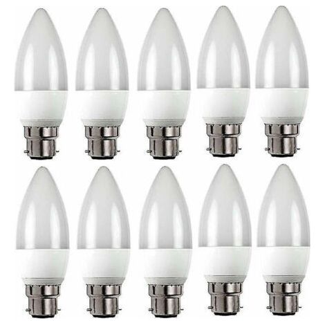 Ampoules LED 3 W B22 - Lot de 10 - Culot B22 / BC / Standard - 3 W - Cold-mxbc-AquaForge (1/4)