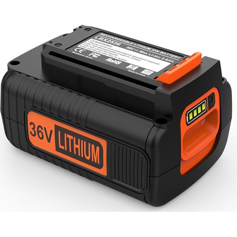 Batterie Lithium-Ion 36 V, 2000 mAh pour Outils Électriques – Compatible avec Modèles BL2036, LBX2536, LBXR36, LBXR2036 – Haute Performance, Charge Rapide, Longue Durée de Vie  dengyankun (1/5)