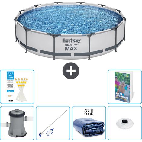 Bestway Piscina Bestway Steel Pro MAX Redonda - 366x76 cm - 7-piezas S305 (1/5)