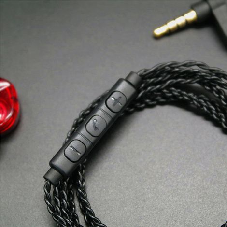 Câble de remplacement pour écouteurs en cuivre OFC avec micro, compatible avec les modèles SE215, SE315, SE535, SE846 (1/4)
