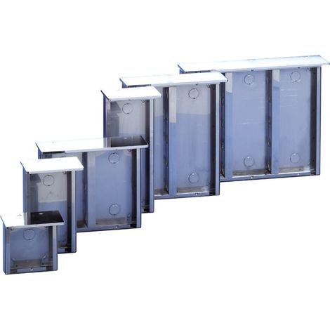 Custodia Da Parete In Acciao Inox Antipioggiat (Comelit Cod. 3319/2)