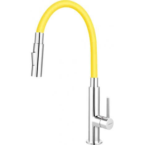 Ferro Zumba Slim 2F rubinetto cucina limone cromo