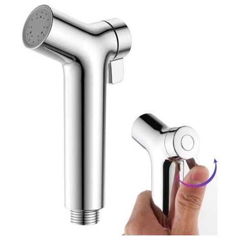 Pulvérisateur de Bidet à Main, Douchette à Main Bidet Douchette WC Pulvérisateur Réglable Douche de Toilette Portatif pour Bidet pour Hygiène Personnelle, Soins de Nettoyage (1/5)