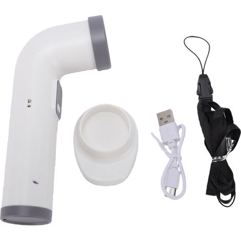 Ventilateur portable sans pales, 100 vitesses réglables, silencieux, à turbine, pour extérieur et bureau (blanc). (1/5)