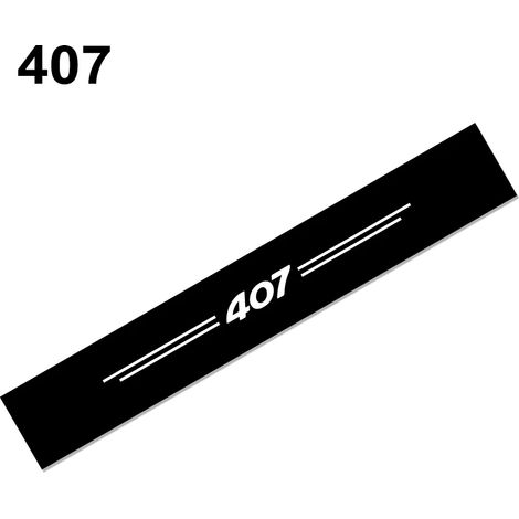 (Convient pour 407) Convient pour Peugeot RCZ 308 Rifter 307 108 206 207 208 407 3008 Accessoires de style Autocollants et décalcomanies réfléchissants pour pare-brise avant de voiture (1/4)