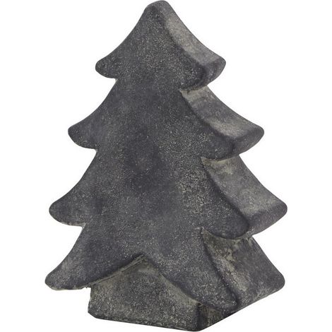 Amalfi Small Christmas Tree - Ceramic - L5 x W12 x H17 cm - Grey