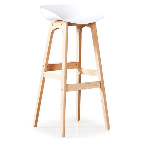 Tabouret de bar blanc - Bera (1/2)