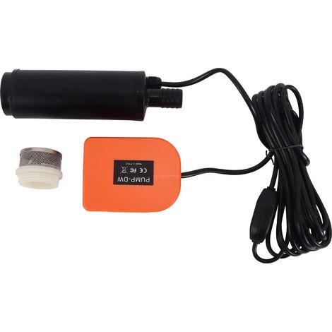 Pompe de transfert d'eau auto-amorçante orange, pompe à eau sans fil de 635 GPH pour piscine, étang, sous-sol, jardin, zones inondées (batterie non incluse) (1/5)