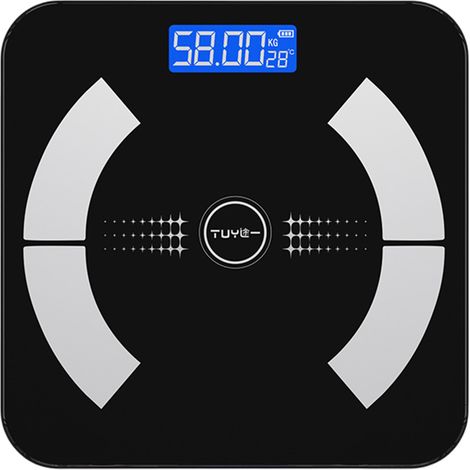 1 Balance électronique, capacité 180 kg, mesure impédance, alimentation USB solaire, usage domestique (1/5)
