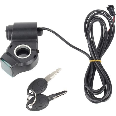 Voltmètre numérique avec écran LCD et verrouillage pour vélo électrique 12-99V scooter tricycle (1/5)