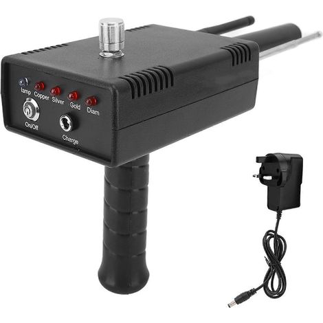 Hochpräziser Metalldetektor, Ortungstiefe 25 m, Reichweite 1200 m, sucht nach Gold und Silber, 100/240 V Stecker.