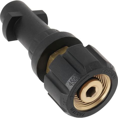 1 M22 x 1.5 brass bayonet adapter for high-pressure cleaner compatible with Karcher K-Series (1/5)