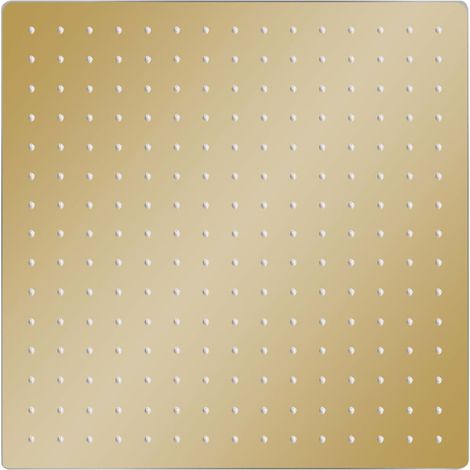 vidaXL Testa Doccia a Pioggia in Acciaio Inox 40x40 cm Quadrata