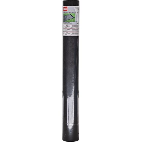 Unkrautvlies Garten Mulchfolie Bodengewebe 1x50 m 50 g-m² wasser-luftdurchlässig (1/3)