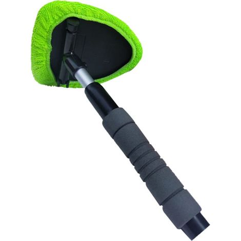 Brosse de Lavage de Vitres de Voiture Verte Kit Outils de Nettoyage Auto Accessoire pour Nettoyage de Voiture et Fenêtres (1/5)