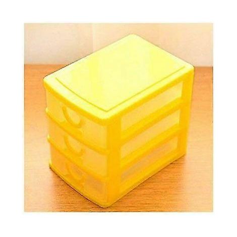 Mini boîte de rangement en plastique à tiroirs multiples, coffre à jouets (1/4)