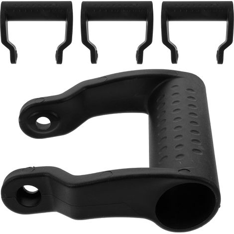 Poignée D'angle pour Meuleuse M8 en Plastique Noir, Lot de 4 Pièces, Confortable et Résistante à L'usure, Accessoires pour Outils de Meulage (1/5)