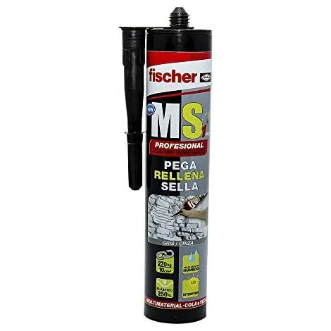 Adesivo MS Professional FISCHER Grigio 290ml 540328