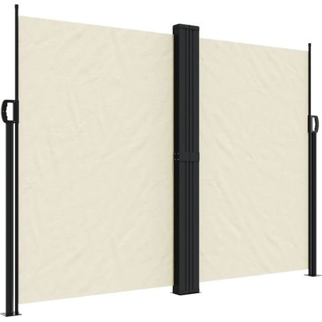 Auvent latéral rétractable crème 180x1200 cm (1/5)