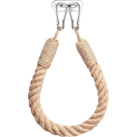 Porte-rouleau de papier toilette - Vintage - Métal - Corde de jute - Acier inoxydable 304 - Écologique