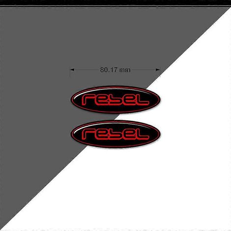 Protection de réservoir pour Honda Rebel Cm Cmx 125 250 300 500 1100 Cmx500 Cmx300 : autocollants, emblème, logo, kit de protection pour carburant et huile, protection pour les genoux --Rebel3 (1/5)