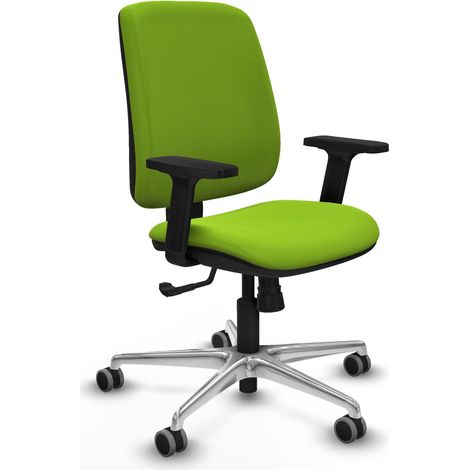 Silla de oficina piqueras y crespo Alares pistacho simil piel (1/2)