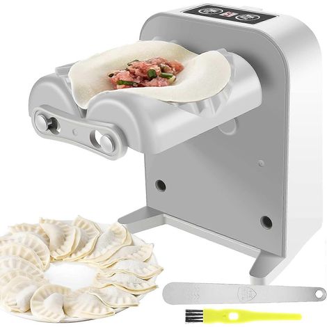 Machine à raviolis électrique, machine à raviolis entièrement automatique, moule à raviolis rechargeable par USB, double vitesse réglable, grand moule à tartes/wontons lavable. (1/5)