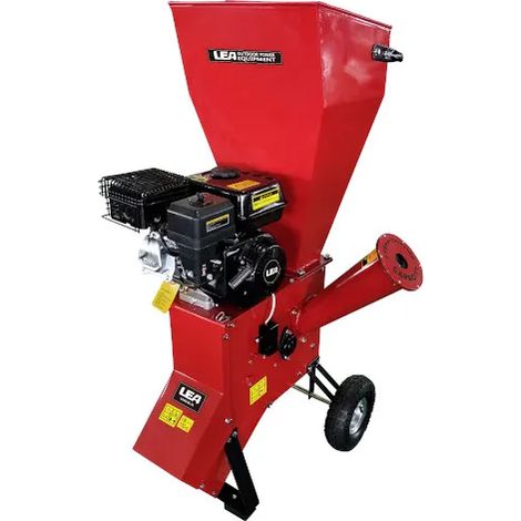 Biotrituratore e Cippatrice Lea DU56212-76 motore Loncin frantumazione rami da 76mm