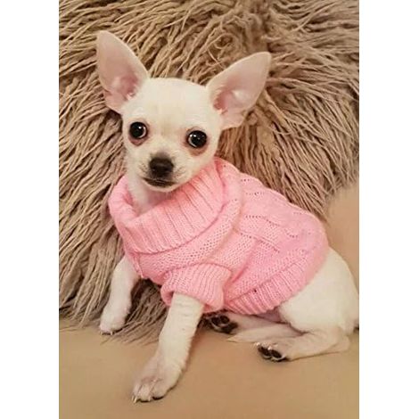CSPARKV 27x18x18cm Cat Warm Winter Knit Sweater£Pet Dog Jumper Warm Jumper Puppy Coat Jacket Costume (1/4)