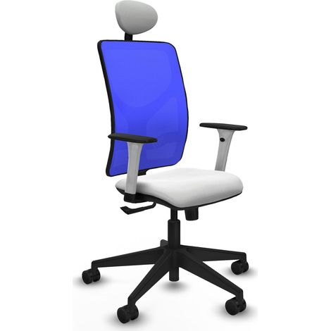 Silla de oficina piqueras y crespo Motilla azul malla nylon (1/2)