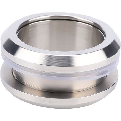 Poignée de porte de placard ronde en acier inoxydable, accessoires pour porte coulissante en verre (1/5)