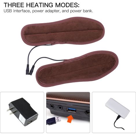 Semelles Chauffantes Réglables pour Bottes - Chauffage Électrique Interne Confort (Pointure 35-36)