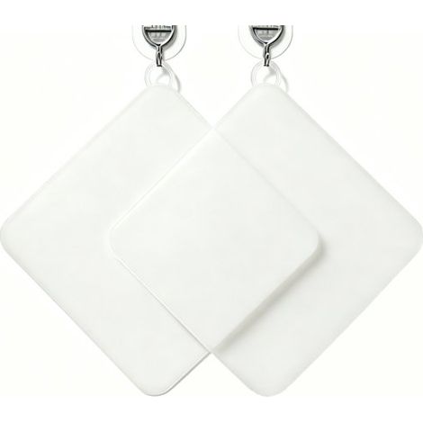 Tapones de desagüe antiolor (paquete de 2) – Silicona – Eliminador universal de olores para bañeras/duchas – 12 x 12 cm (1/5)